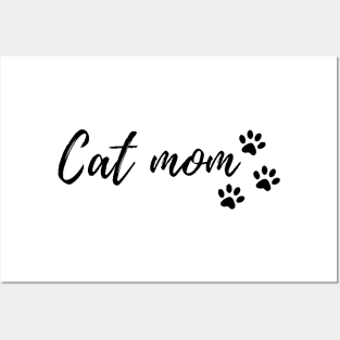 Cat mom Posters and Art